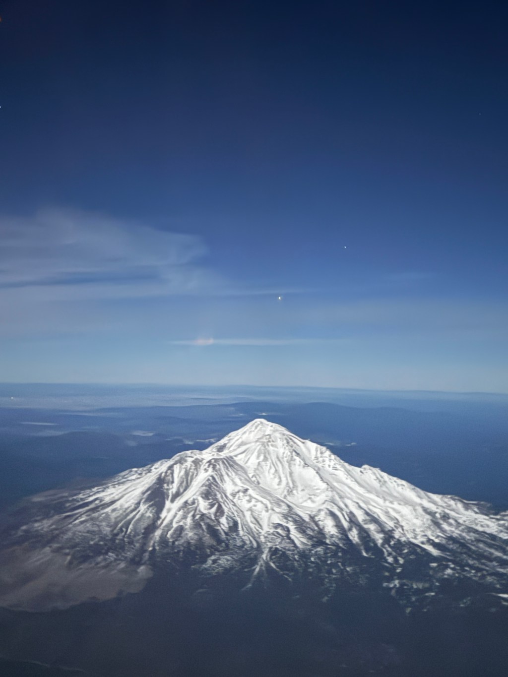 Mt. St. Helens, taken from plane